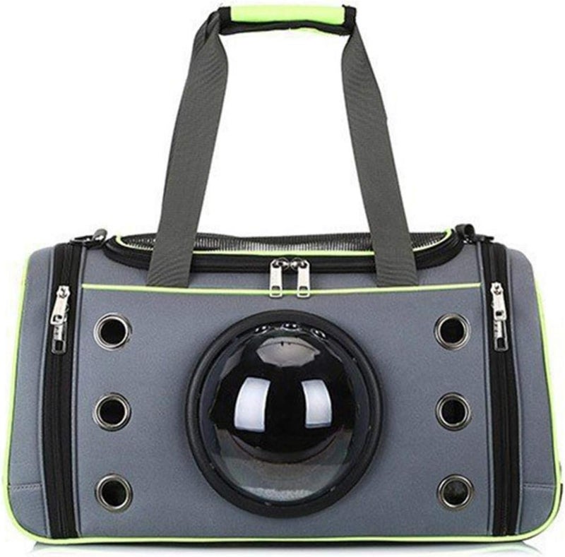 ويوبلز حقيبة نقل حيوانات أليفة للقطط والكلاب الصغيرة والمتوسطة | حقيبة نقل كلاب بتهوية جيدة | حقيبة نقل قطط محمولة | حقيبة نقل قطط وكلاب بفتحة علوية - Image 1